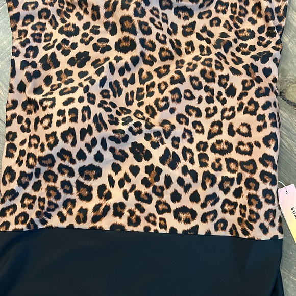 Summersalt The Surf Leopard Cheetah Print One Piece Swimsuit Size 8 - Picture 5 of 9